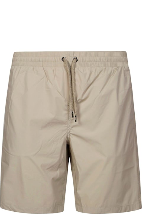 Herno Pants for Men Herno Logo Plaque Bermuda Cargo Shorts