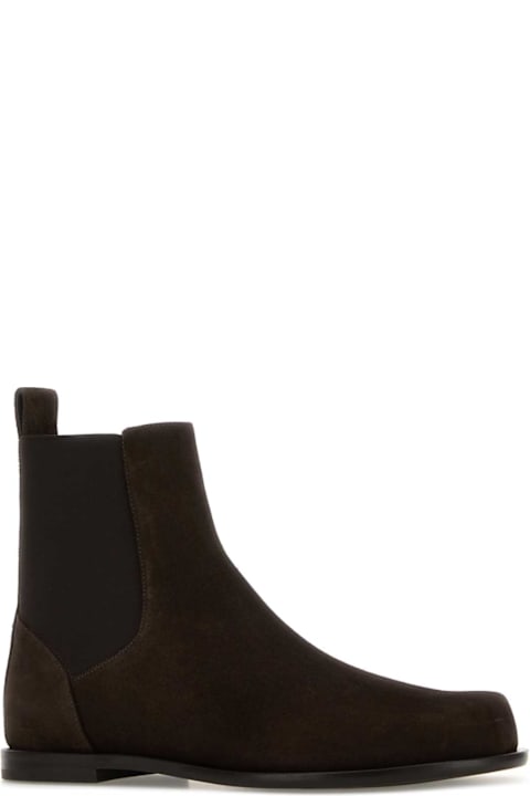 Homeware Fendi Brown Suede Chelsea Ankle Boots