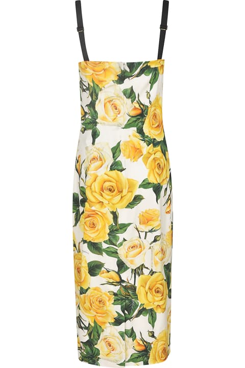 Clothing for Women Dolce & Gabbana Floral Sleeveless Straight Dress