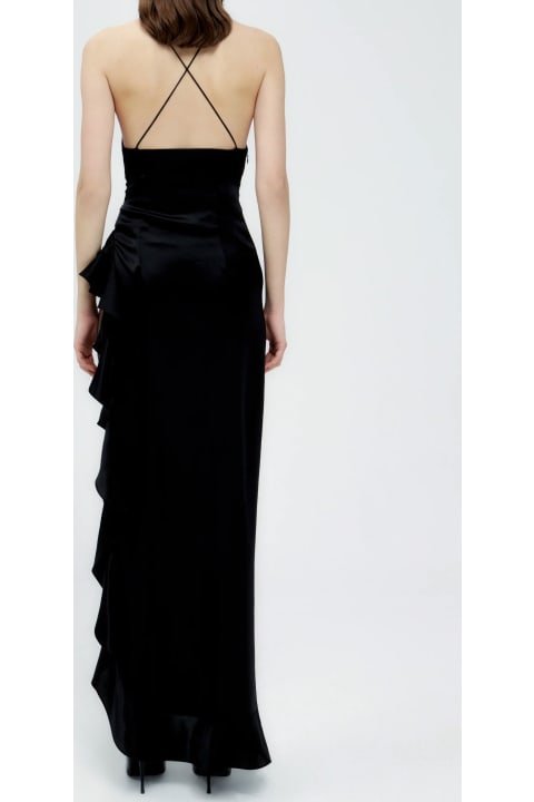 Alessandra Rich for Women Alessandra Rich Silk Slip Dress
