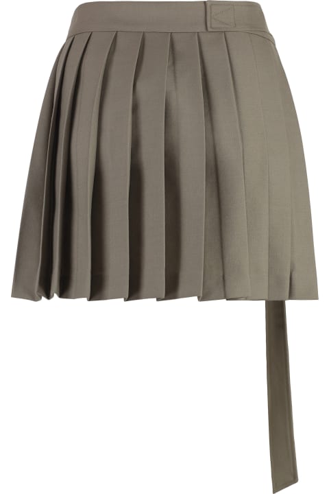Ami Alexandre Mattiussi for Women Ami Alexandre Mattiussi Pleated Skirt