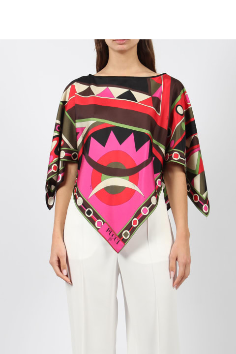 Fashion for Women Pucci Vivara-print Silk Top