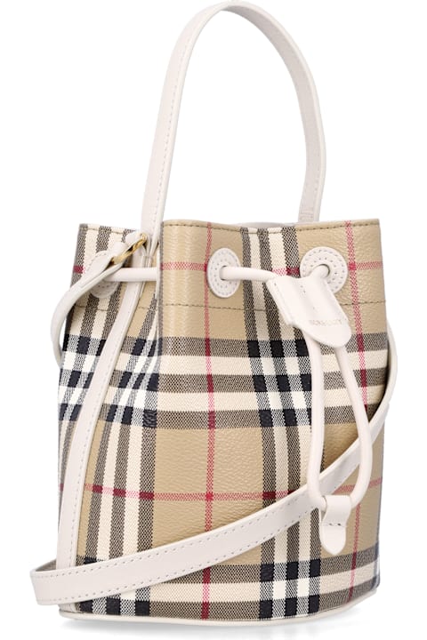 Homeware Burberry London Burberry London Mini Check Bucket Bag