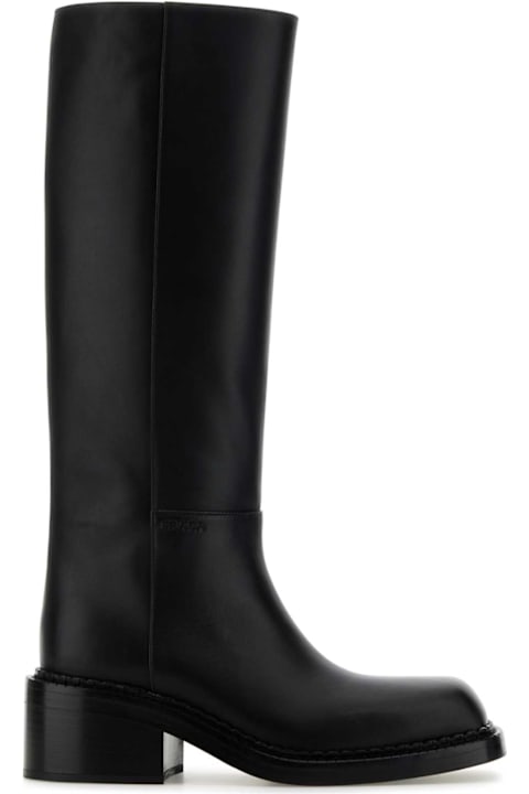 Prada Boots for Women Prada Black Leather Boots