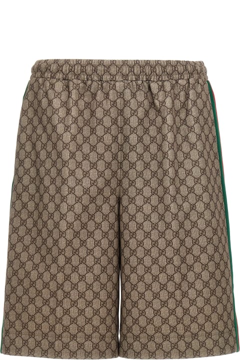 Gucci Pants for Men Gucci 'nastro Web' Bermuda Shorts