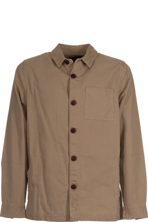Barbour Shirts for Men Barbour Patched Pocket Buttoned Shirt
