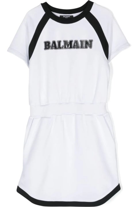 Suits for Boys Balmain Derek Lam embroidered shirt