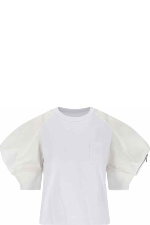 Sacai for Kids Sacai Balloon Sleeve T-shirt
