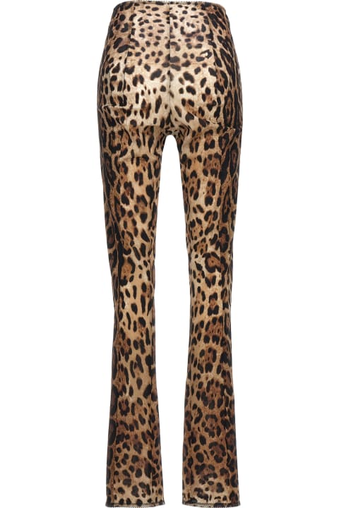 Dolce & Gabbana Pants & Shorts for Women Dolce & Gabbana X Kim Leopard Pants