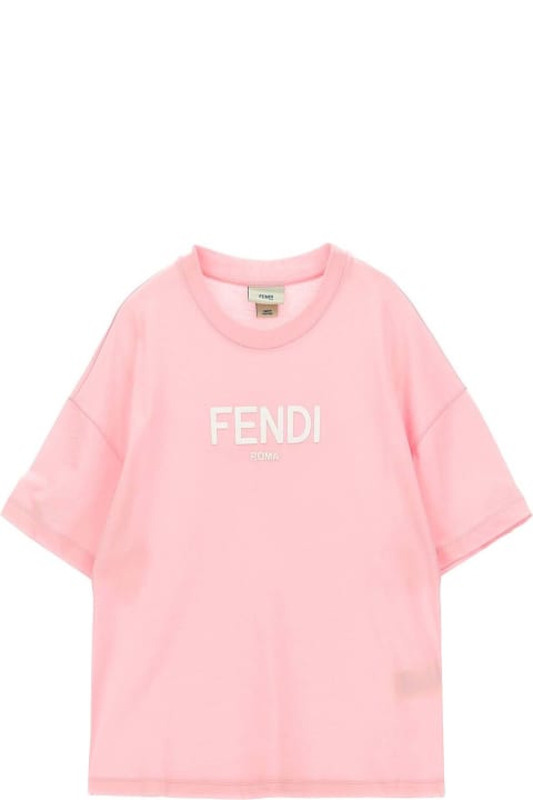 Fendi T-Shirts & Polo Shirts for Boys Fendi Fendi Kids T-shirts And Polos Pink