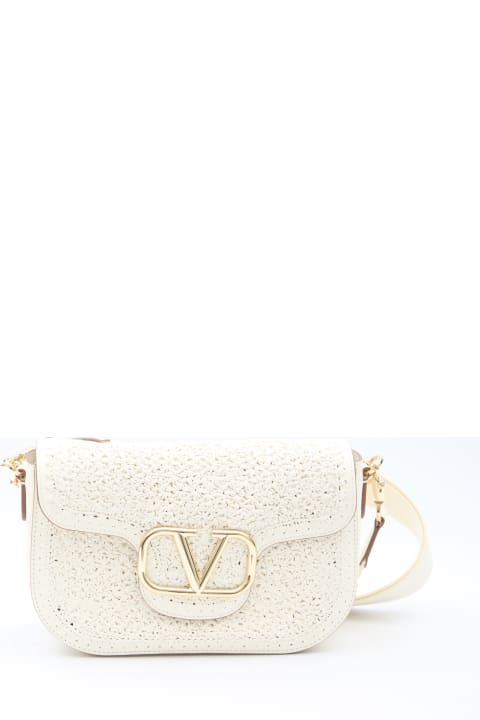 Bags Sale for Women Valentino Garavani Alltime Woven Leather Shoulder Bag