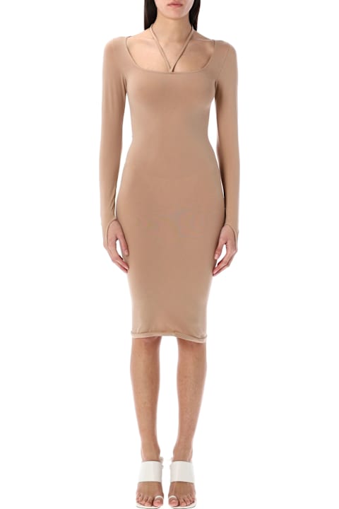 Homeware ANDREĀDAMO Sculpting Jersey Midi Dress