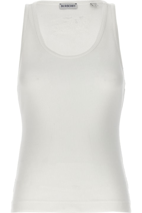 Burberry Sale for Women Burberry Logo Embroidery Tank Top