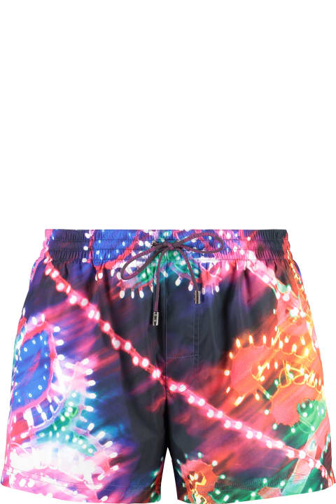 Swimwear for Men Dolce & Gabbana Printed Swim Shorts