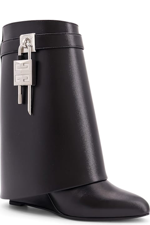 Givenchy for Women Givenchy Sharklock Leather Ankle Boots