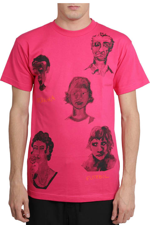 Kidsuper Pink Faces T-shirt
