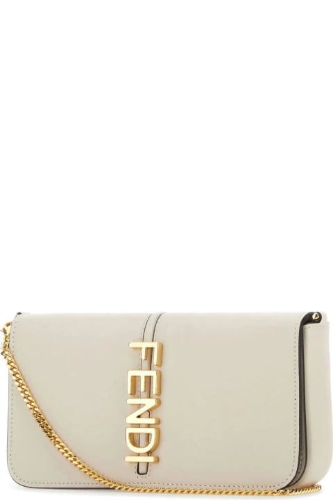 Ivory Leather Graphy Wallet