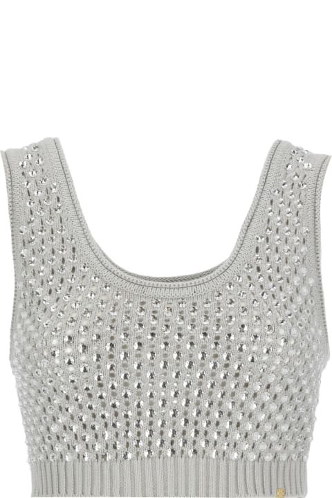 Clothing for Women Elisabetta Franchi Knitted Top With Strass