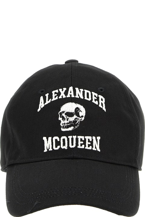Alexander McQueen Accessories for Men Alexander McQueen Skull Logo Baseball Cap