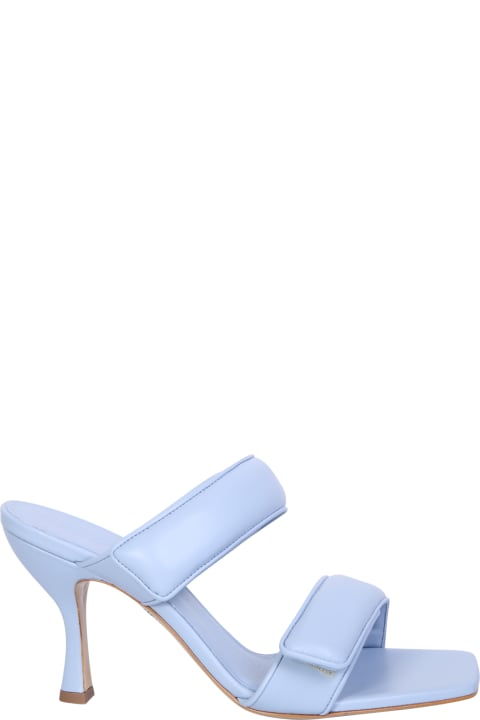 Homeware GIA BORGHINI High-heeled Straps Sandal Perni 03 Light Blue