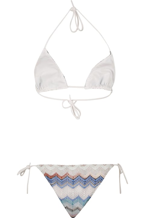 Swimwear for Women Missoni Zig-zag Patterned Bikini Set