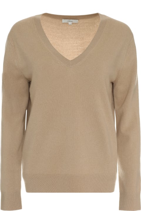 أدوات منزلية Vince Cashmere V-neck Sweater