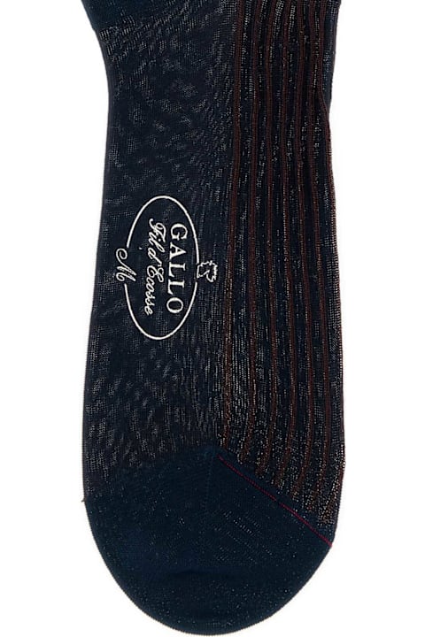 Gallo for Women Gallo Two-tone Cotton Socks