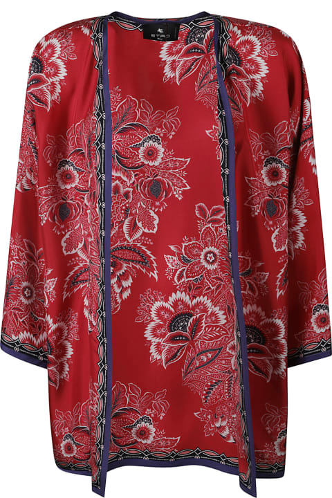 Etro Women Etro Floral Printed Satin Jacket