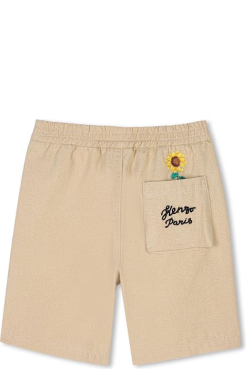 Kenzo Kids Kenzo Kids Bermuda Con Ricamo