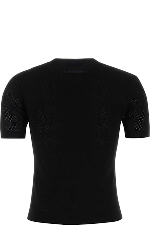 Tory Burch Fleeces & Tracksuits for Women Tory Burch Black Viscose Blend Sweater