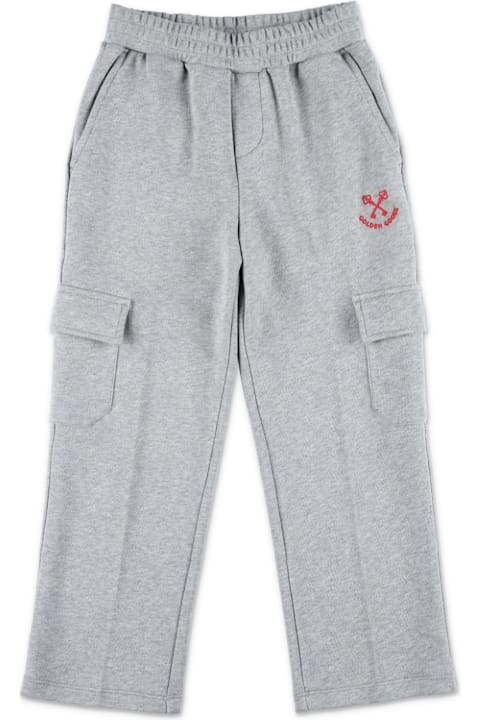 Golden Goose Bottoms for Boys Golden Goose Pantaloni Sportivi Con Logo