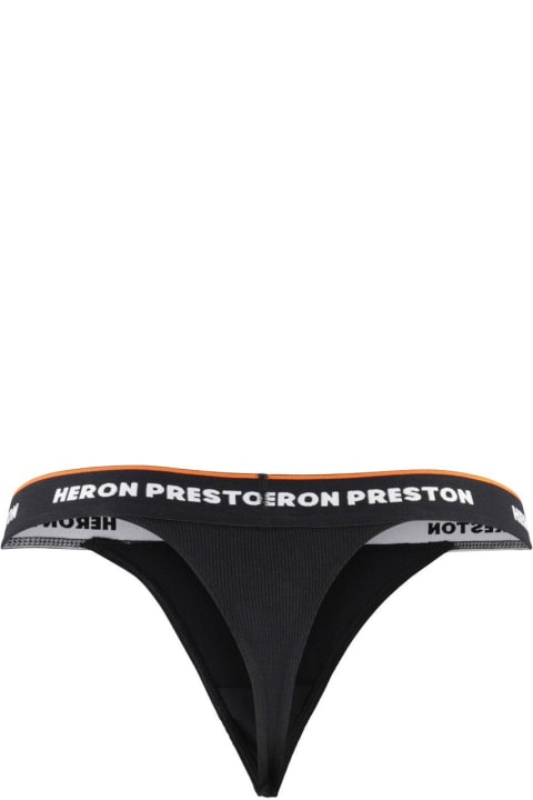 Underwear & Nightwear for Women HERON PRESTON 'thong Logo' Cotton Briefs