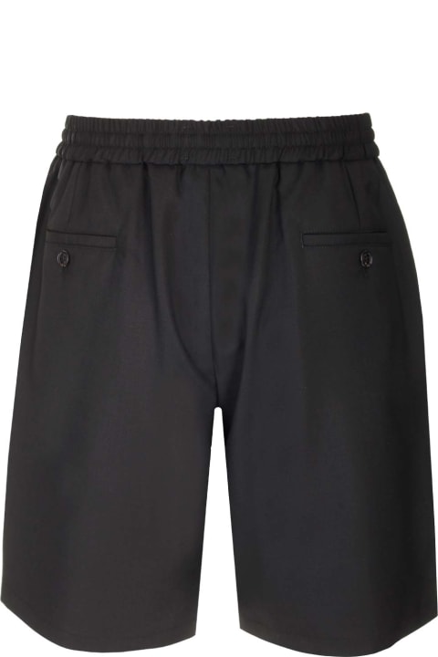 Fashion for Men Ami Alexandre Mattiussi Black Wool Bermuda Shorts