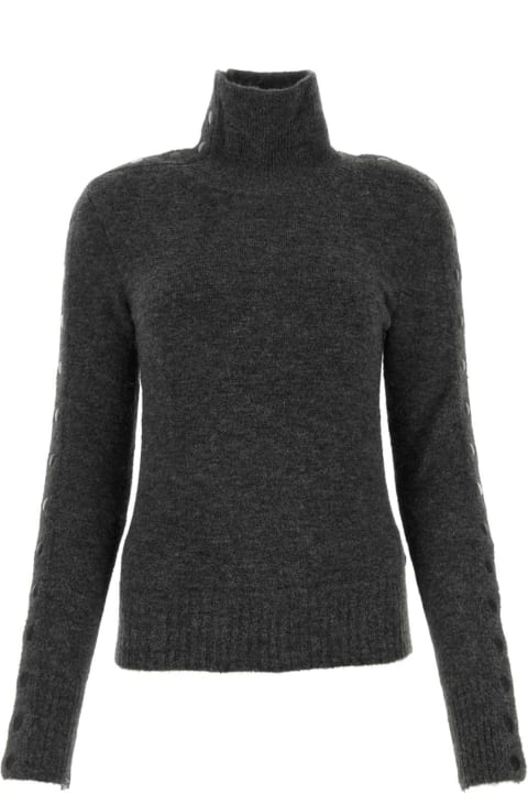Isabel Marant Fleeces & Tracksuits for Women Isabel Marant Anthracite Nylon Blend Malo Sweater