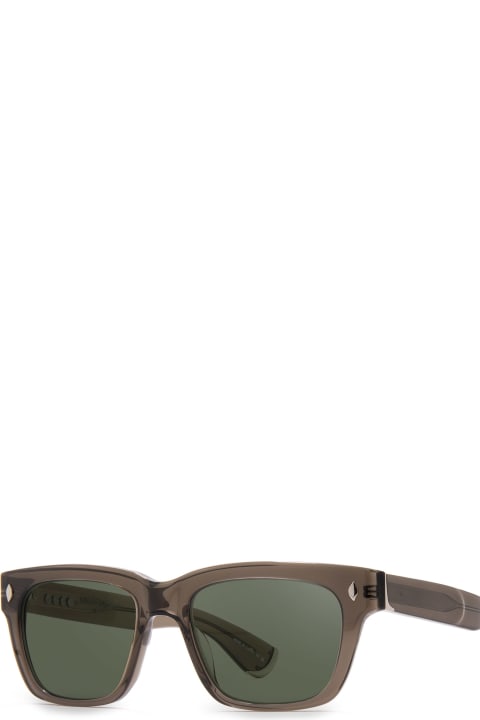 Garrett Leight Eyewear for Men Garrett Leight Glco X Officine Générale Sun Black Glass Sunglasses