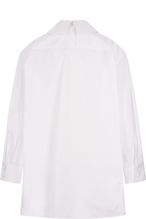 Jil Sander Topwear for Women Jil Sander White Cotton Voluminous Shirt
