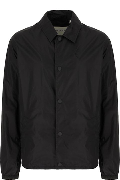 【送料&関税込】Burberry Black Nylon Jacket DF39FBD4-52C8-452A-972D-