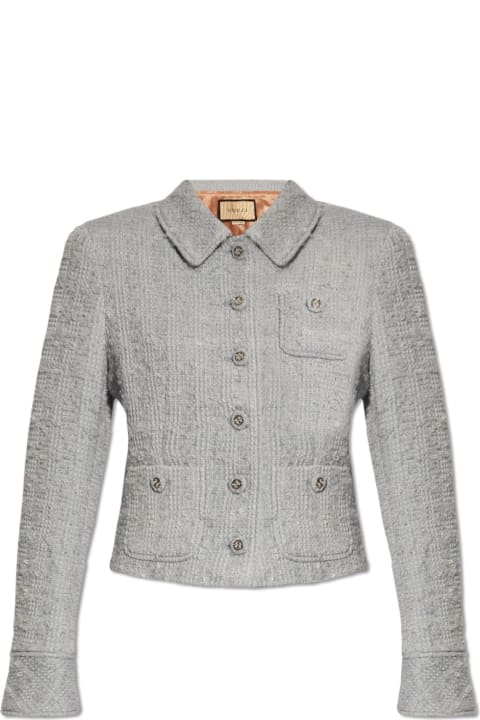 Gucci Coats & Jackets for Women Gucci Tweed Blazer