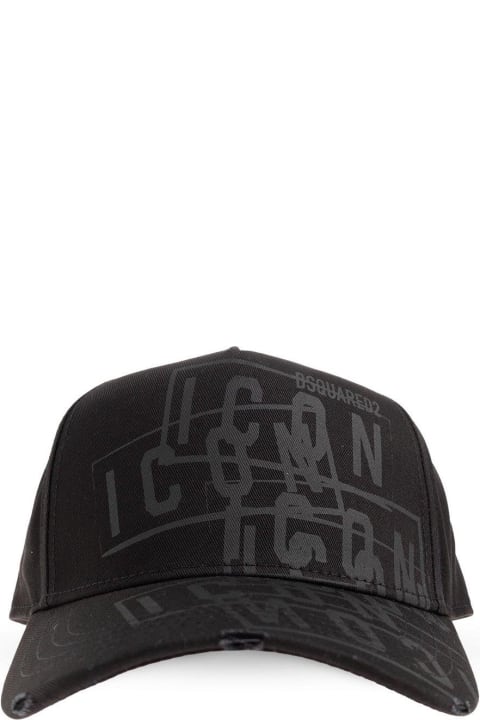 Dsquared2 Hats for Men Dsquared2 Icon Stamp Baseball Cap