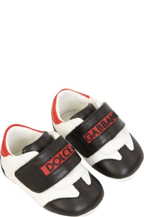 Dolce & Gabbana for Kids Dolce & Gabbana Leather Sneakers