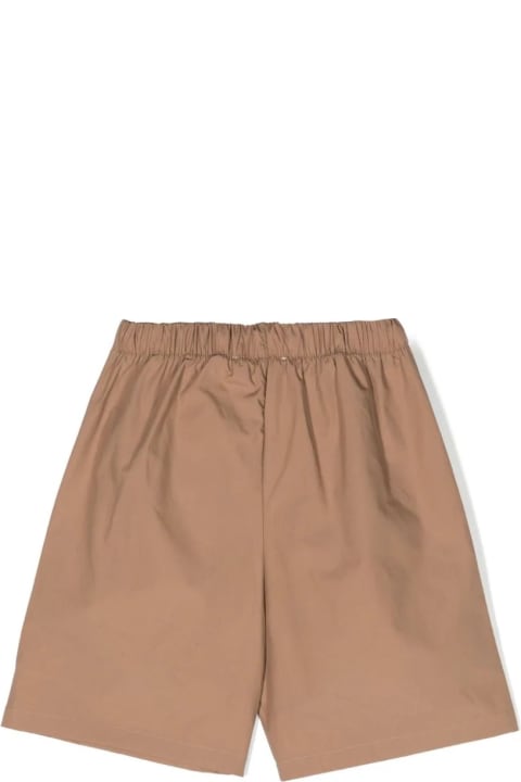 Bottoms for Boys MSGM Brown Shorts With Drawstring