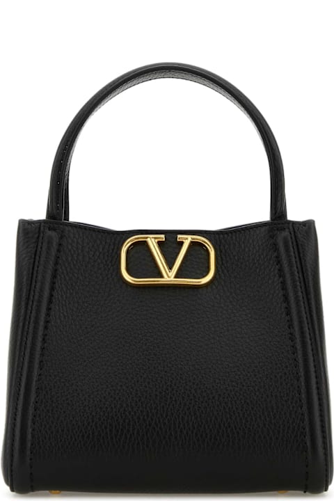 Homeware Valentino Garavani Black Leather Handbag