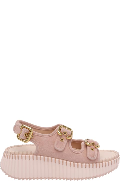 Chloé Nama Wedge Sandals