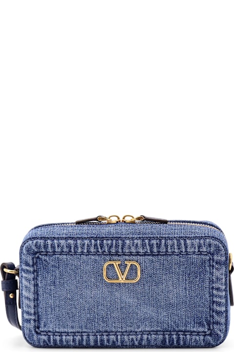 Fashion for Women Valentino Garavani Alltime Valentino Garavani Mini Denim Shoulder Bag