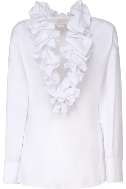 Genny Women Genny Blouse With Ruffles