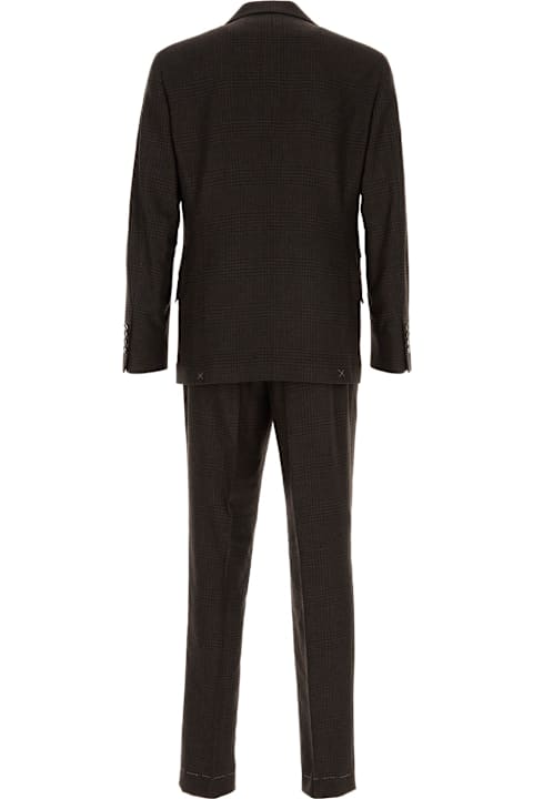 Brunello Cucinelli for Kids Brunello Cucinelli Prince Of Wales Men S Suit