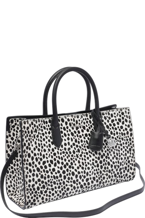 MICHAEL Michael Kors Totes for Women MICHAEL Michael Kors Cheetah Print Scarlett Medium Satchel Bag