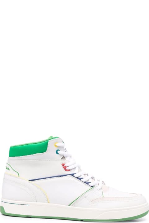 Lopes White Multi-colour Shoe