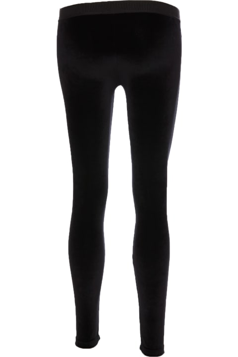 Pants & Shorts for Women Tom Ford Velvet Logo Leggings