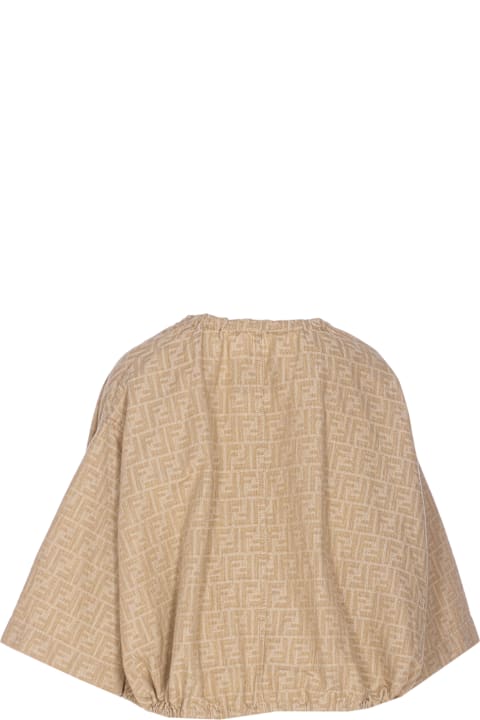 Fendi Clothing for Women Fendi Ff Logo Denim Jacket